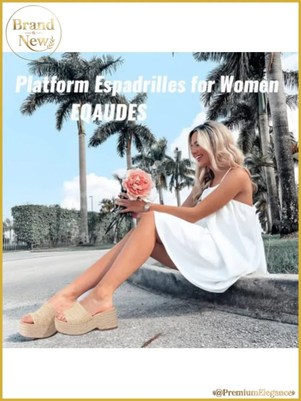 Platform Wedge Sandals Open Toe Faux Leather Summer Beach Shoes